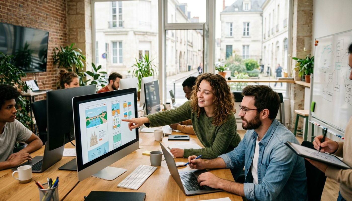 Tours digitalise son image : immersion au cœur d’une agence web locale